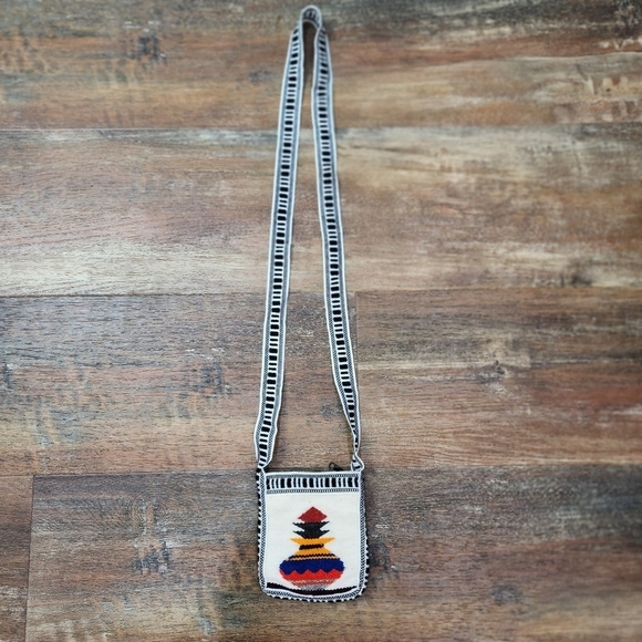 Ecauador's Tiny Wool Purse Handmade - Picture 2 of 7